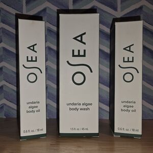 OSEA Undaria Algae Body Wash and Oil Set - White and Green